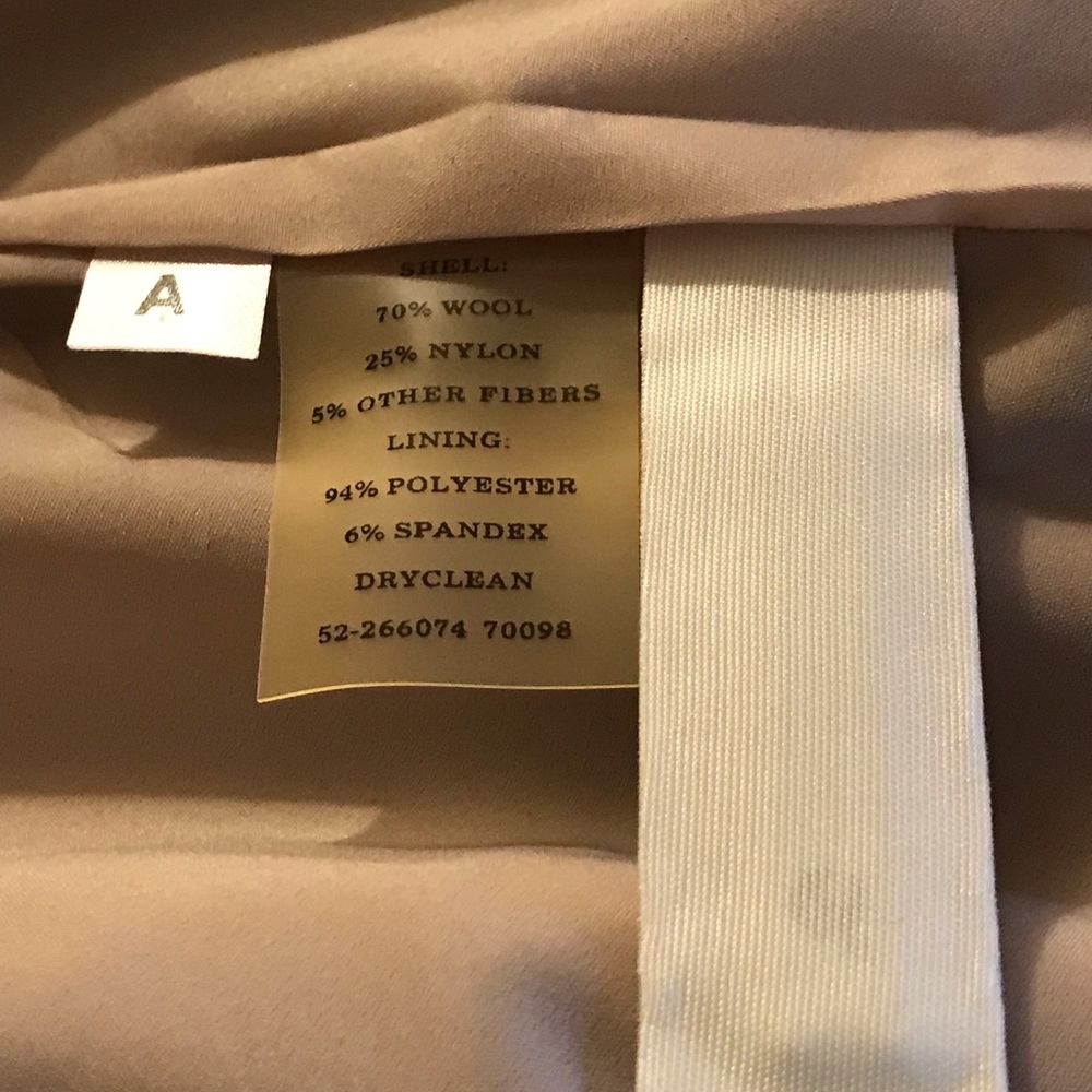 Ann Taylor Wool-Blend Mini-Skirt Size 4 Camel - Picture 7 of 8